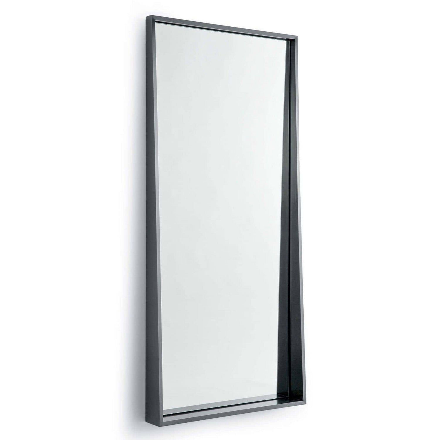 Regina Andrew Mirror from the Gunner collection in Blackened Steel finish