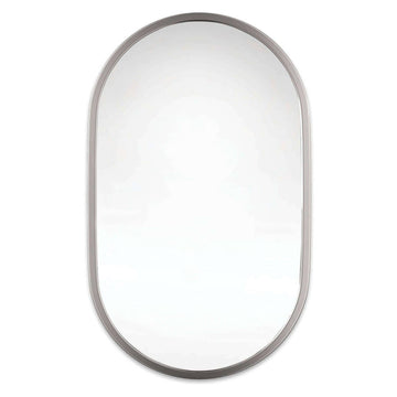 Regina Andrew Mirror from the Canal collection in Polished Nickel finish