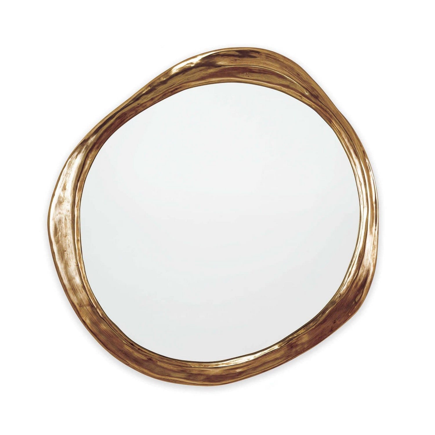 Regina Andrew Mirror from the Ibiza collection in Antique Gold finish