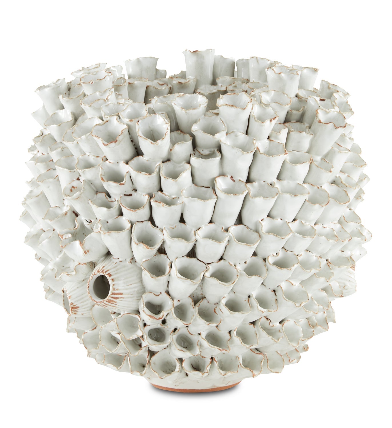 Currey and Company Vase from the Manitapi Collection collection in White finish
