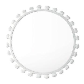 Regina Andrew Mirror from the Sanya collection in White finish