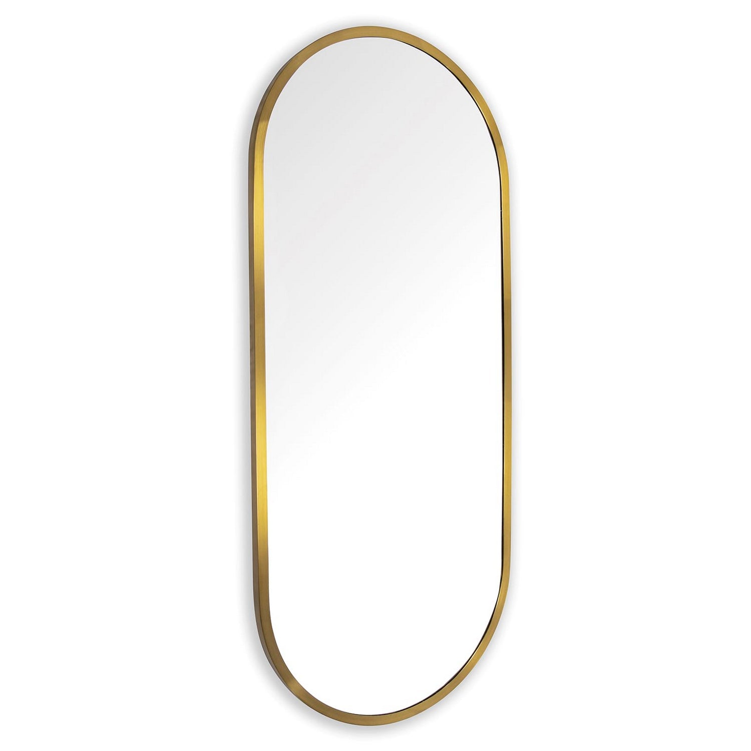 Regina Andrew Mirror from the Doris collection in Natural Brass finish