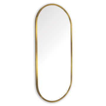Regina Andrew Mirror from the Doris collection in Natural Brass finish