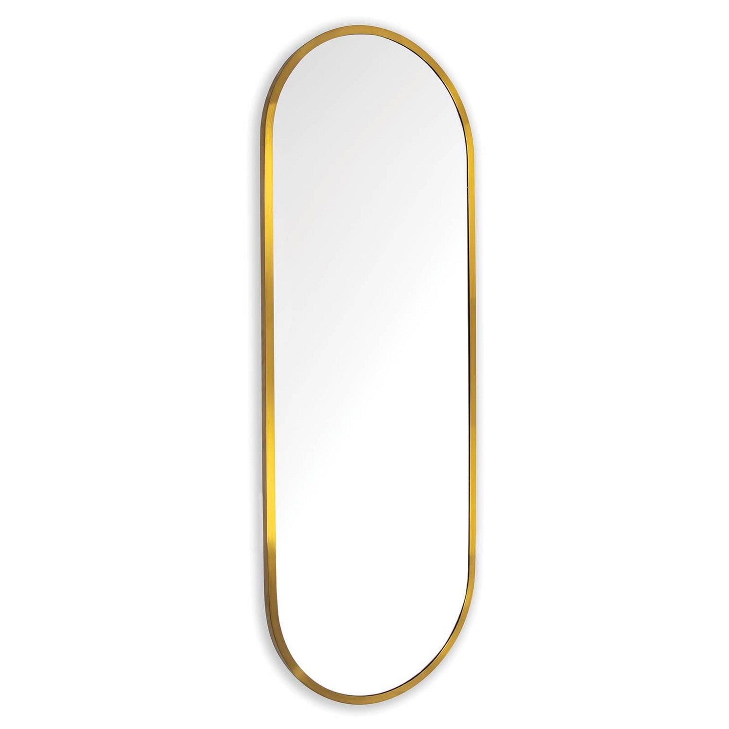 Regina Andrew Mirror from the Doris collection in Natural Brass finish