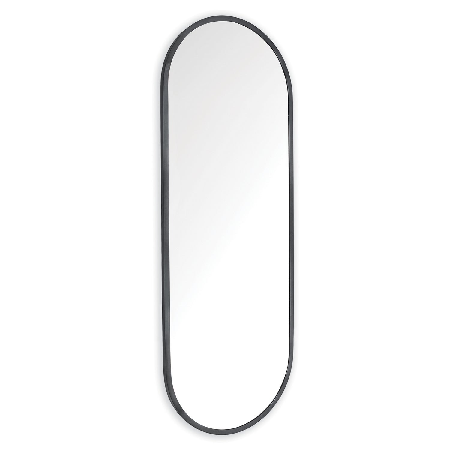 Regina Andrew Mirror from the Doris collection in Blackened Steel finish