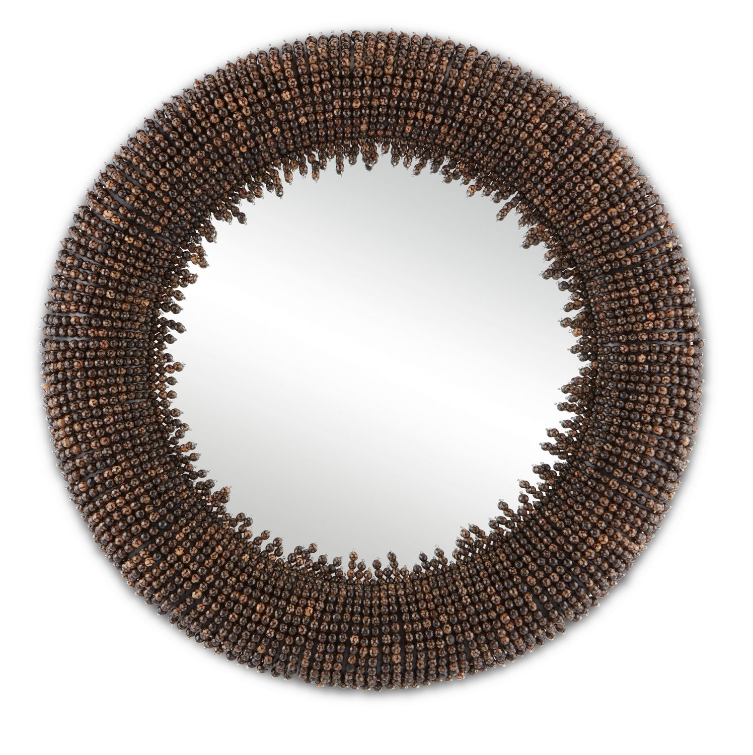 Currey and Company Mirror from the Pasay Collection collection in Black/Mirror finish