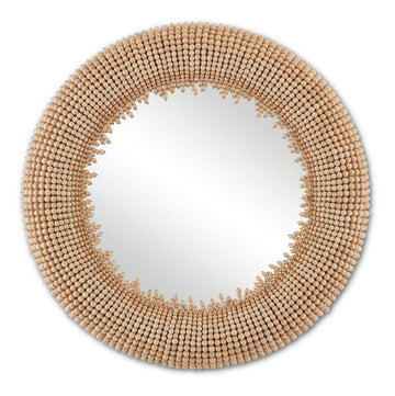 Currey and Company Mirror from the Jeanie Collection collection in Beige/Mirror finish