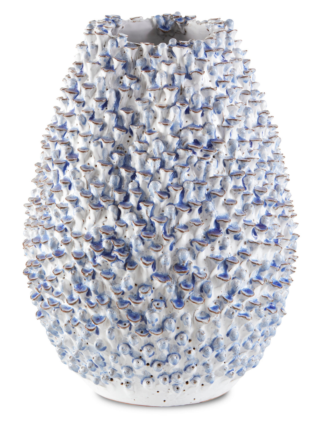 Currey and Company Vase from the Milione Collection collection in Blue/White finish