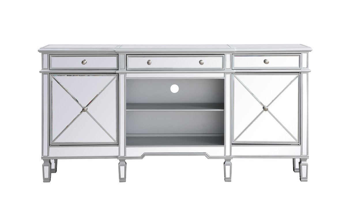 Elegant Lighting Credenza from the Contempo collection in Antique Silver finish