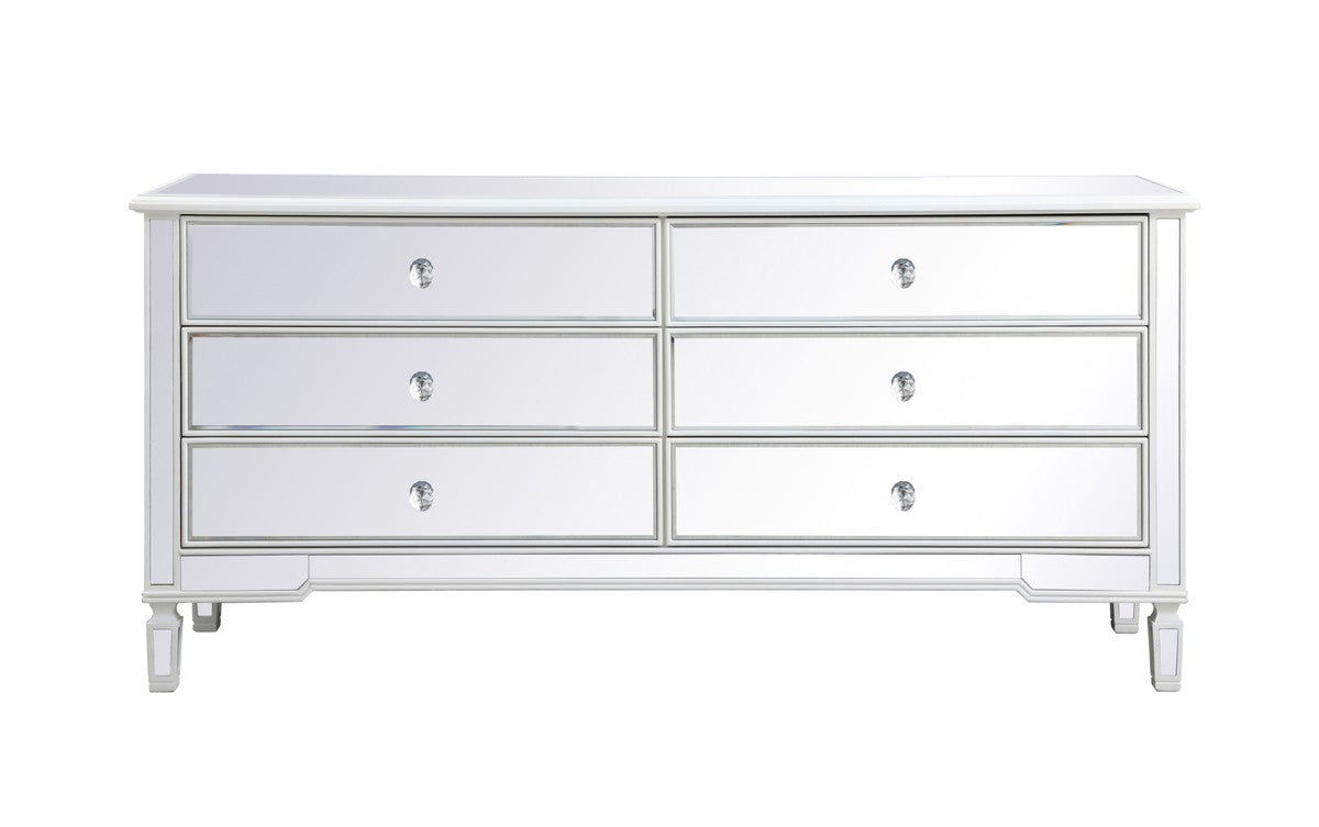 Elegant Lighting Chest from the Contempo collection in Antique White finish