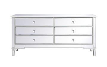 Elegant Lighting Chest from the Contempo collection in Antique White finish