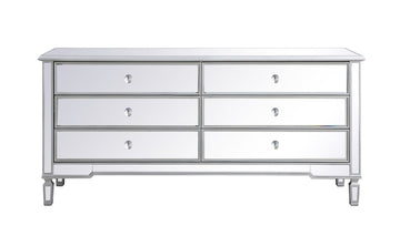 Elegant Lighting Chest from the Contempo collection in Antique Silver finish