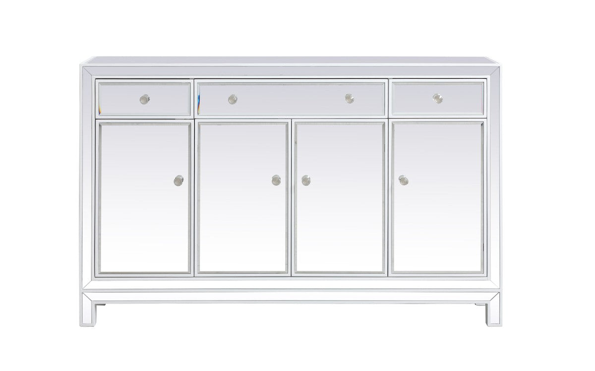 Elegant Lighting Credenza from the Reflexion collection in White finish