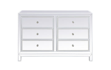 Elegant Lighting Cabinet from the Reflexion collection in White finish