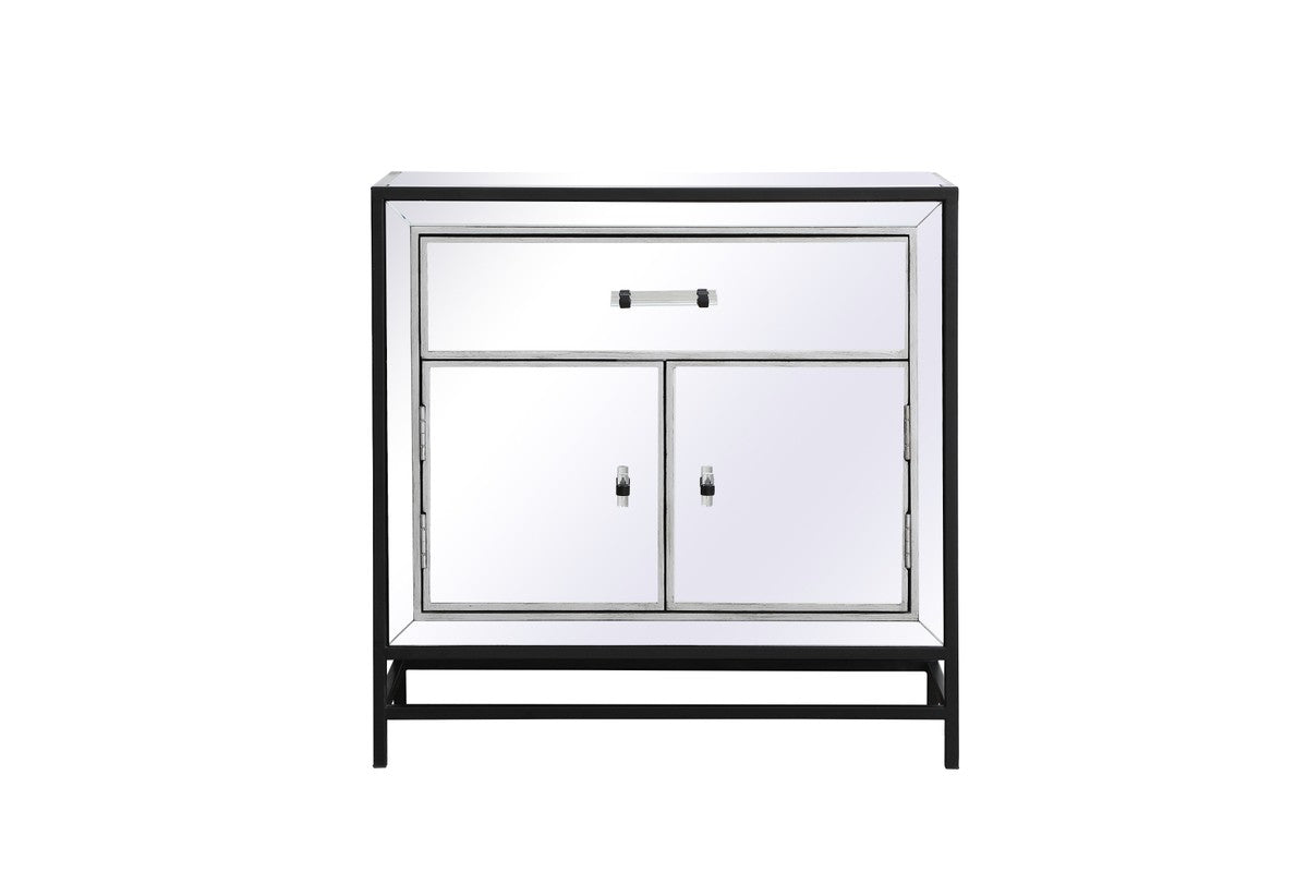 Elegant Lighting Cabinet from the James collection in Black finish