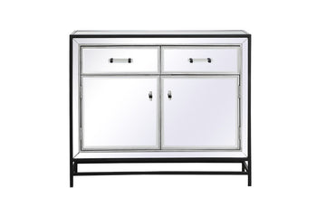 Elegant Lighting Cabinet from the James collection in Black finish