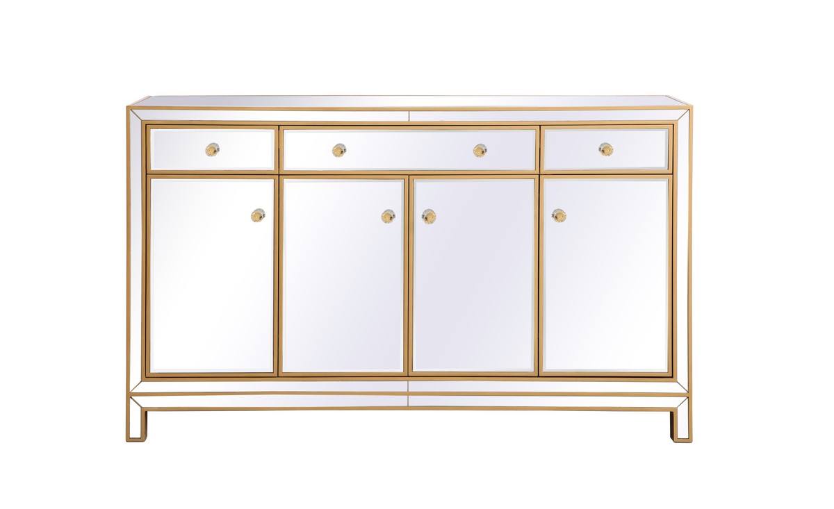 Elegant Lighting Credenza from the Reflexion collection in Gold finish