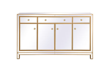Elegant Lighting Credenza from the Reflexion collection in Gold finish