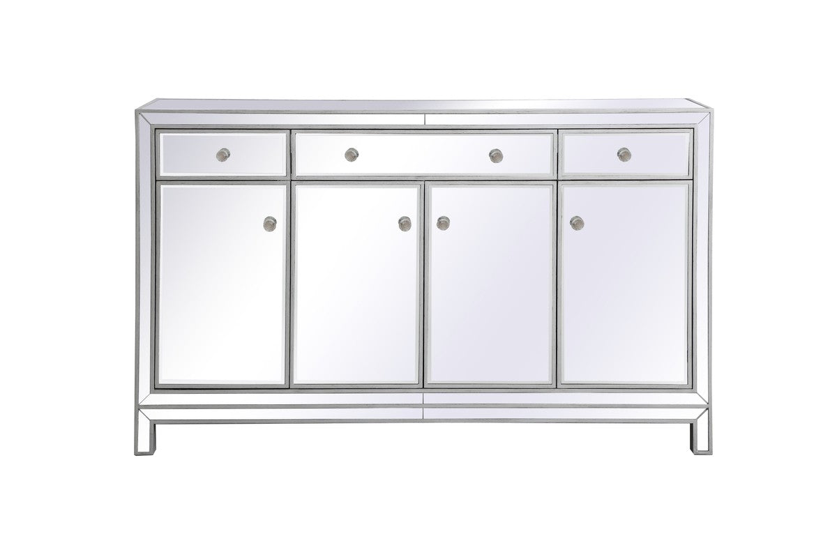 Elegant Lighting Credenza from the Reflexion collection in Antique Silver finish