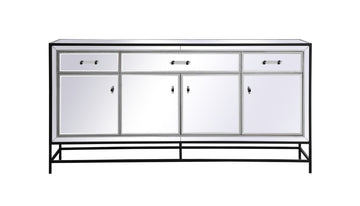 Elegant Lighting Credenza from the James collection in Black finish