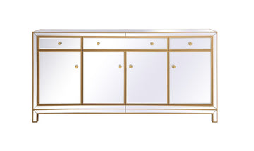 Elegant Lighting Credenza from the Reflexion collection in Gold finish
