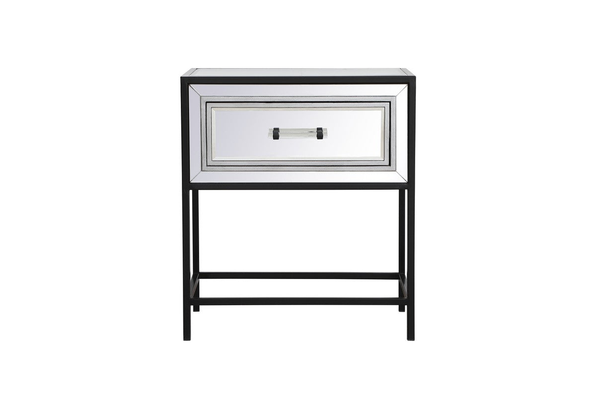 Elegant Lighting End Table from the Beau collection in Black finish