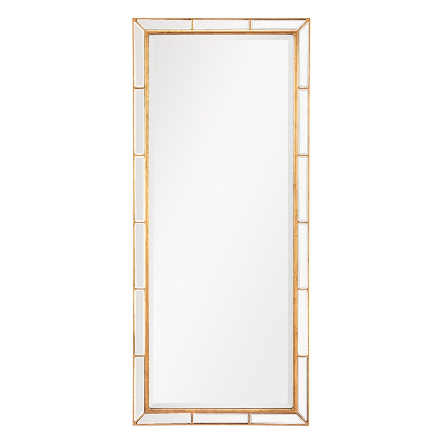 Regina Andrew Mirror from the Plaza collection in Antique Gold Leaf finish