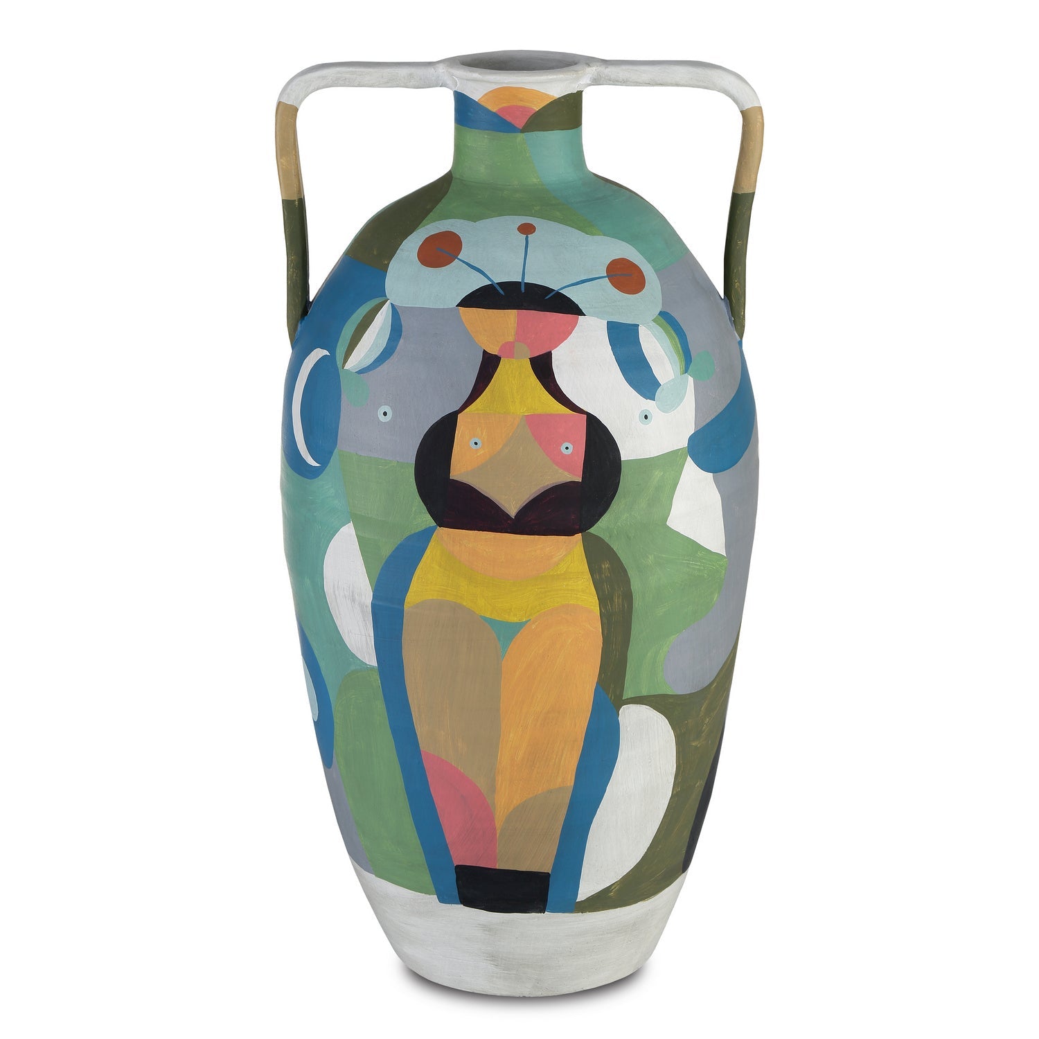 Currey and Company Vase from the Amphora Collection collection in Multicolor finish