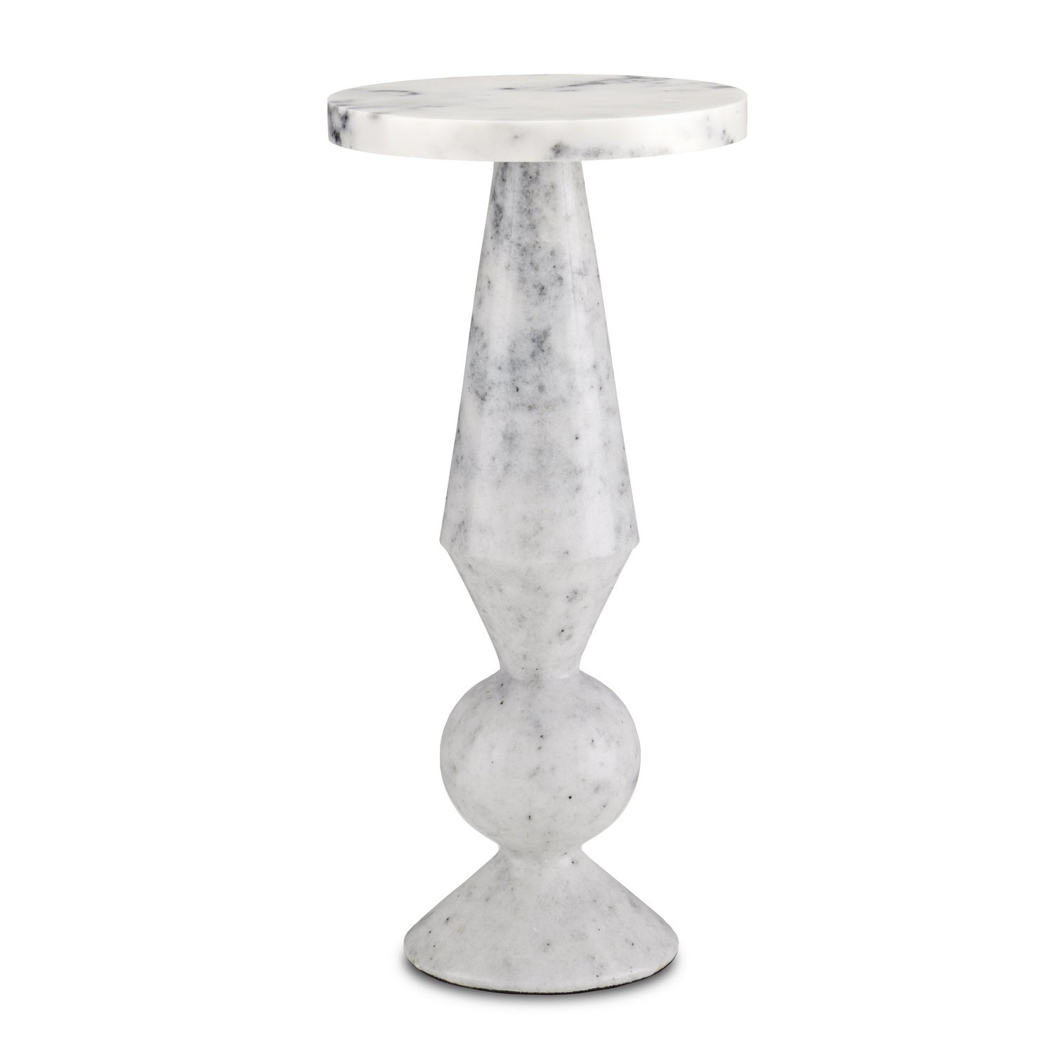 Currey and Company Accent Table from the Quince Collection collection in White finish