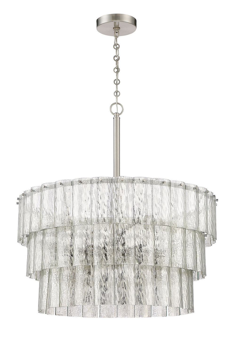 Craftmade 12 Light Pendant from the Museo collection in Brushed Polished Nickel finish