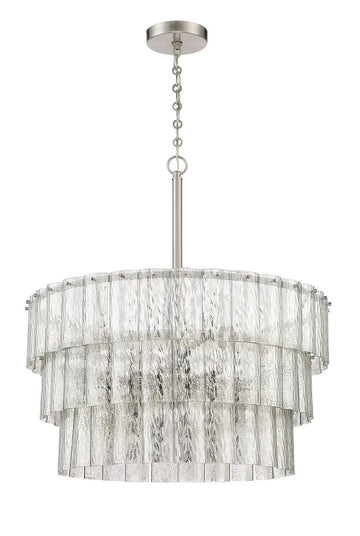Craftmade 12 Light Pendant from the Museo collection in Brushed Polished Nickel finish