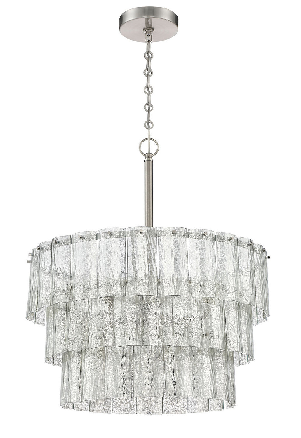 Craftmade Nine Light Pendant from the Museo collection in Brushed Polished Nickel finish