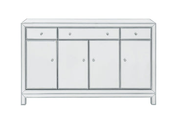 Elegant Lighting Cabinet from the REFLEXION collection in Antique Silver finish
