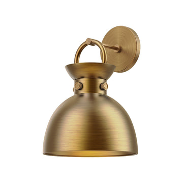 Alora One Light Wall Sconce from the Waldo collection in Aged Gold finish