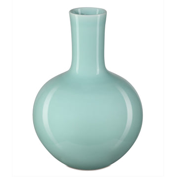 Currey and Company Vase from the Celadon collection in Celadon Green finish