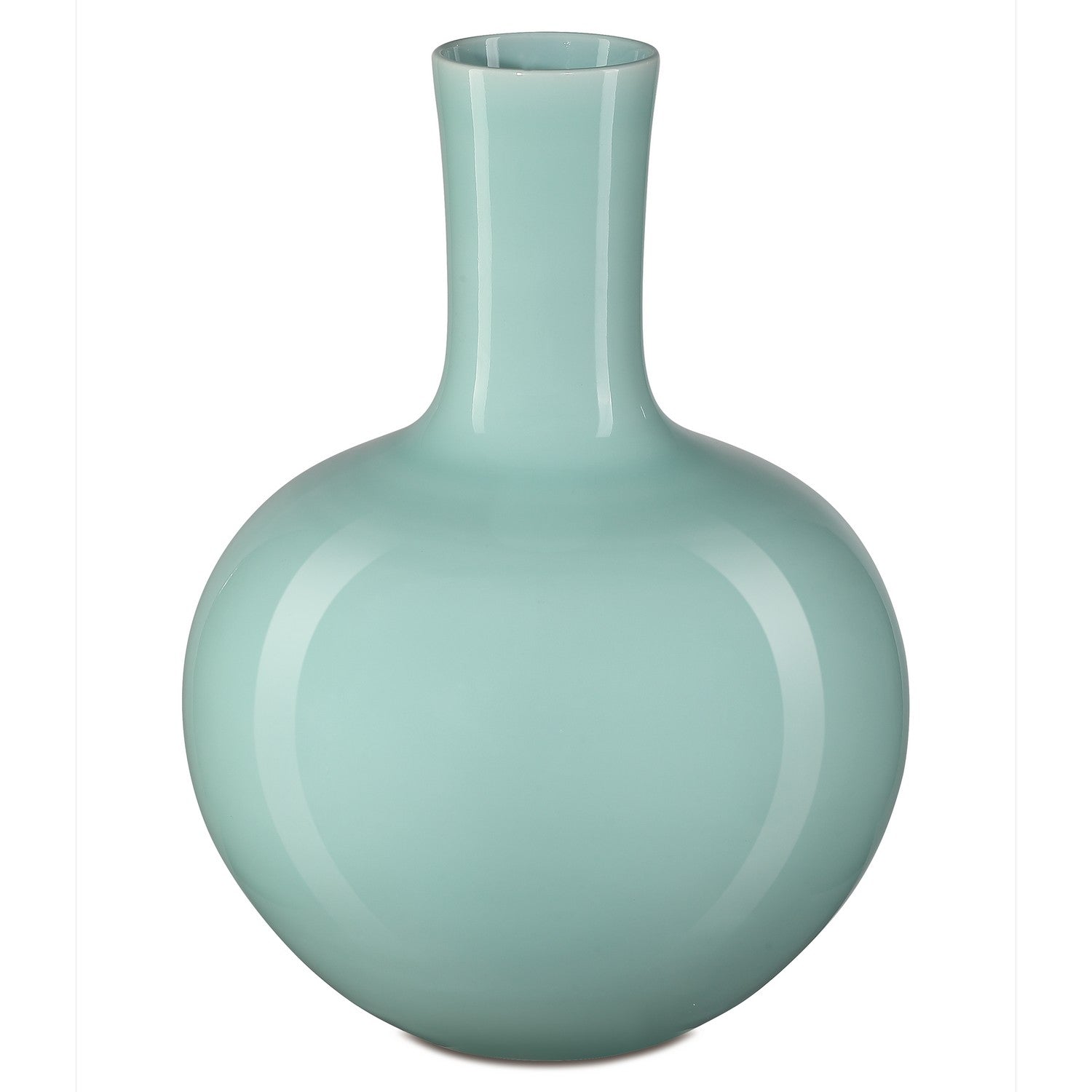 Currey and Company Vase from the Celadon collection in Celadon Green finish