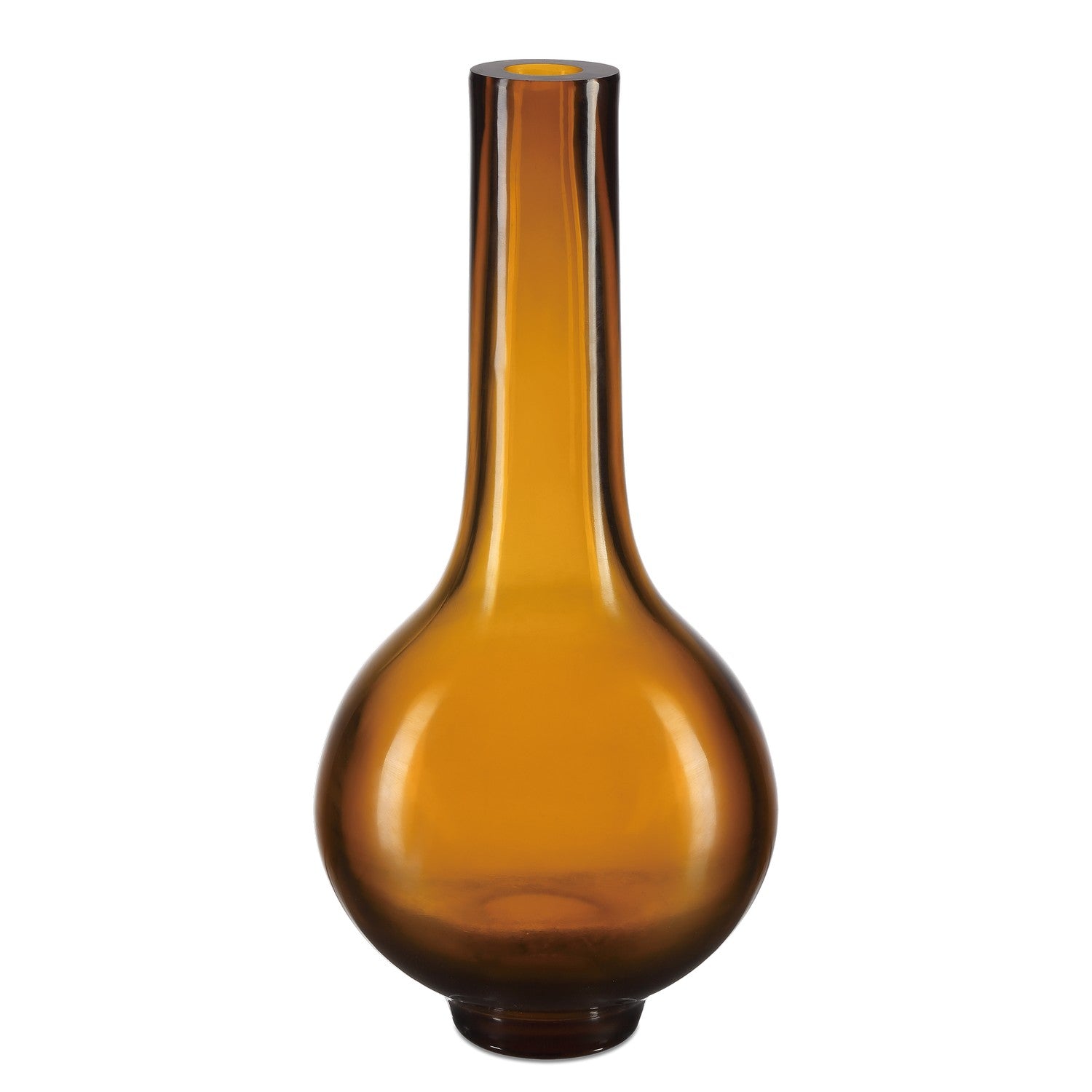 Currey and Company Vase in Amber finish