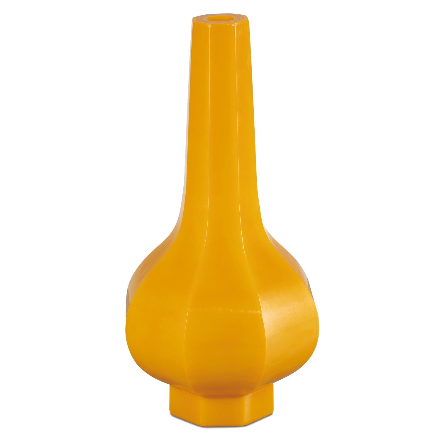 Currey and Company Vase from the Imperial collection in Imperial Yellow finish