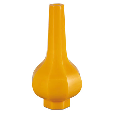Currey and Company Vase from the Imperial collection in Imperial Yellow finish
