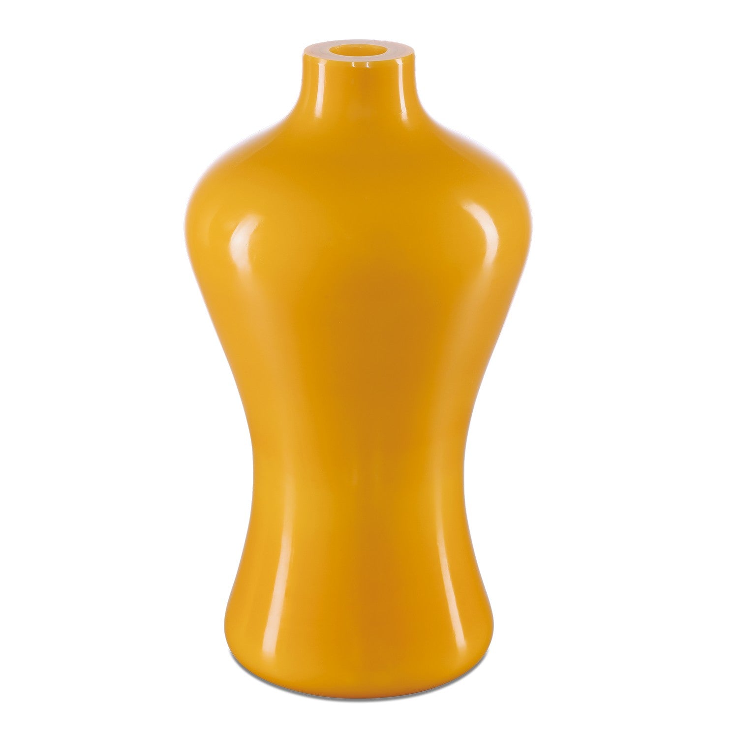 Currey and Company Vase from the Imperial collection in Imperial Yellow finish