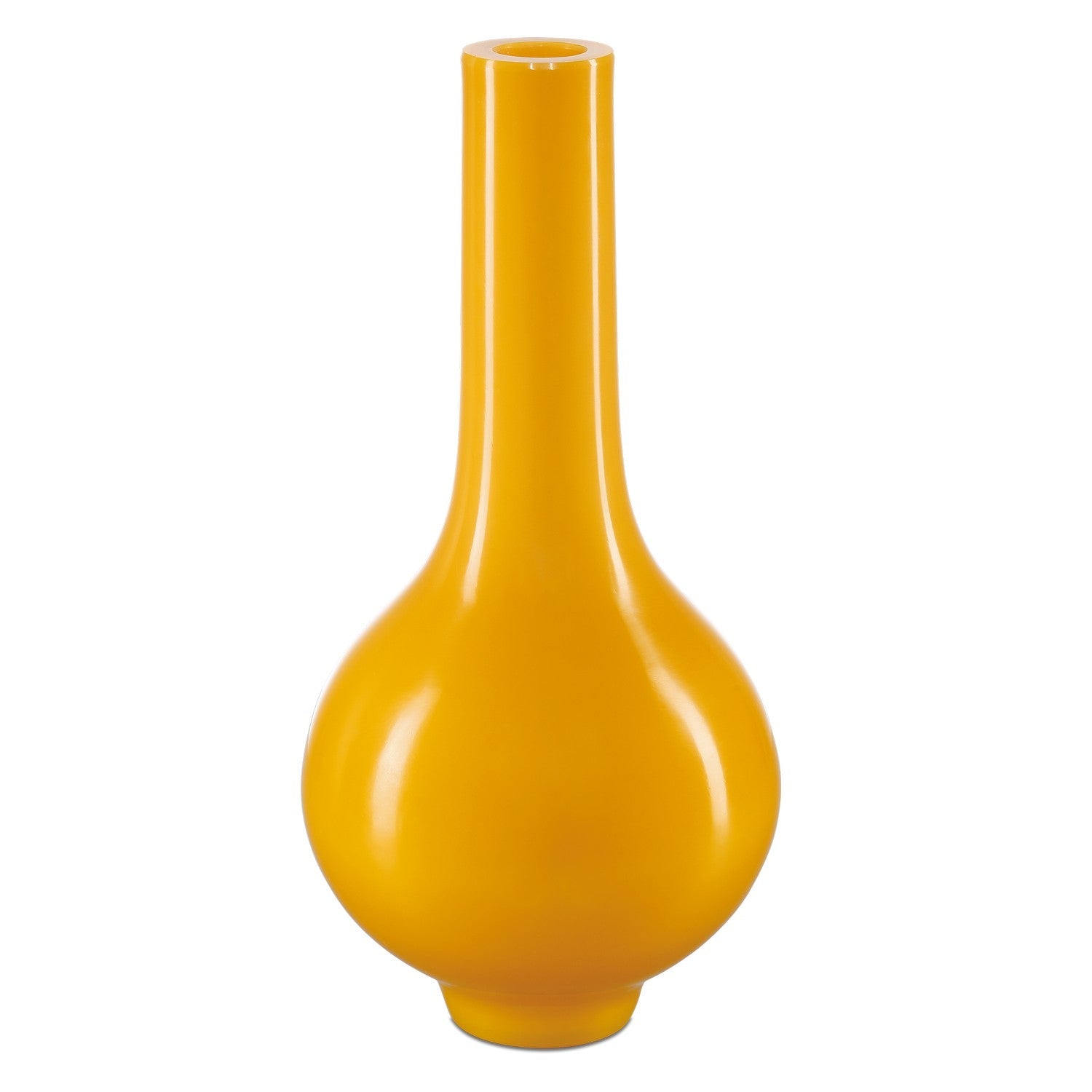 Currey and Company Vase from the Imperial collection in Imperial Yellow finish