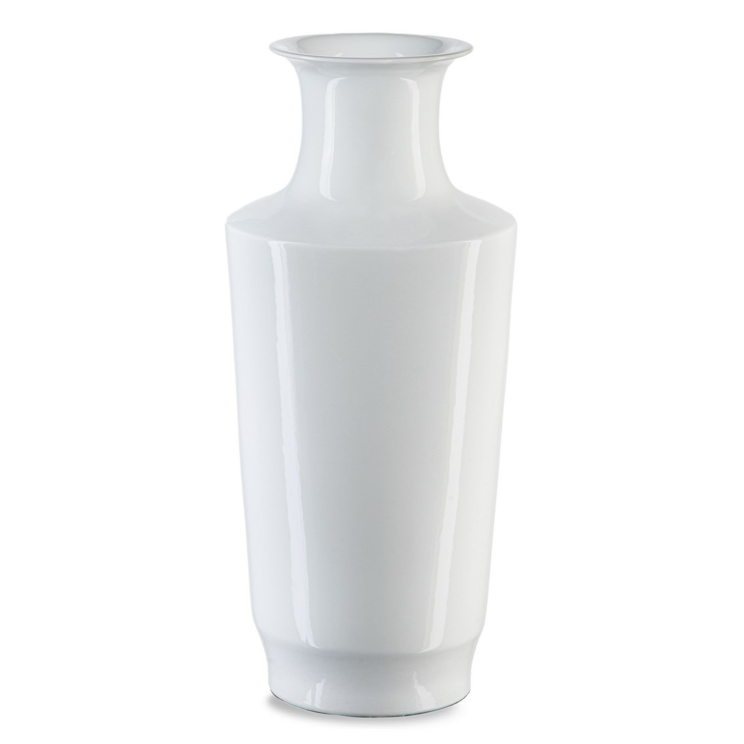 Currey and Company Vase from the Imperial Collection collection in Imperial White finish