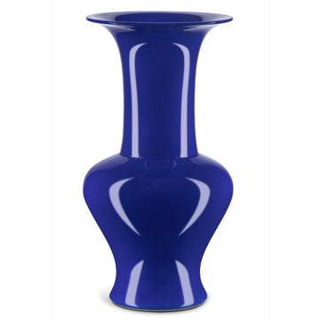 Currey and Company Vase from the Ocean Blue Collection collection in Ocean Blue finish
