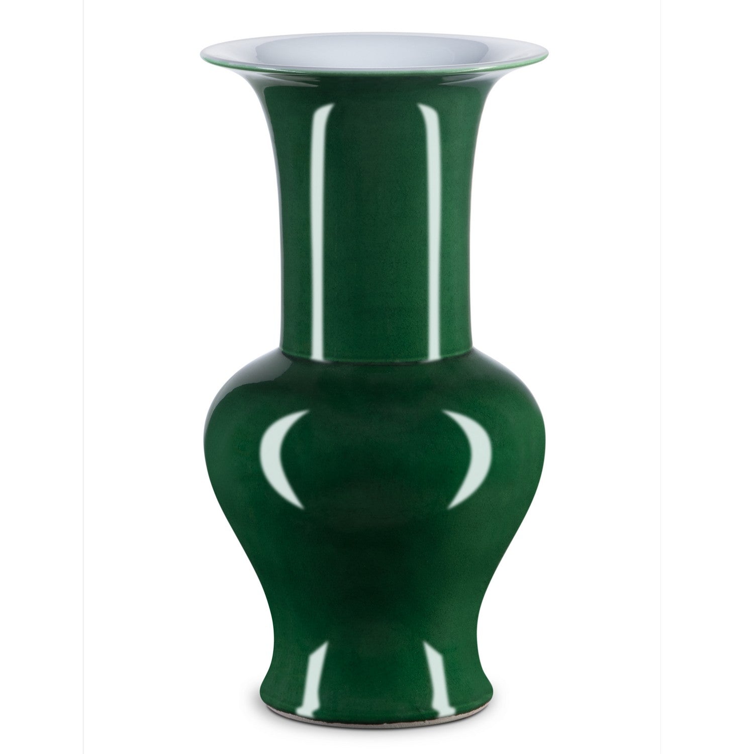 Currey and Company Vase from the Imperial Collection collection in Imperial Green finish