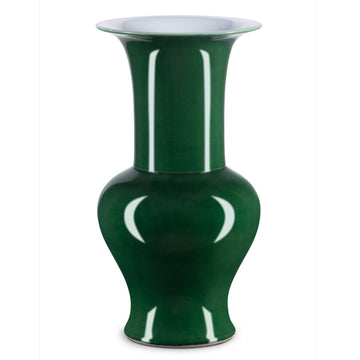 Currey and Company Vase from the Imperial Collection collection in Imperial Green finish