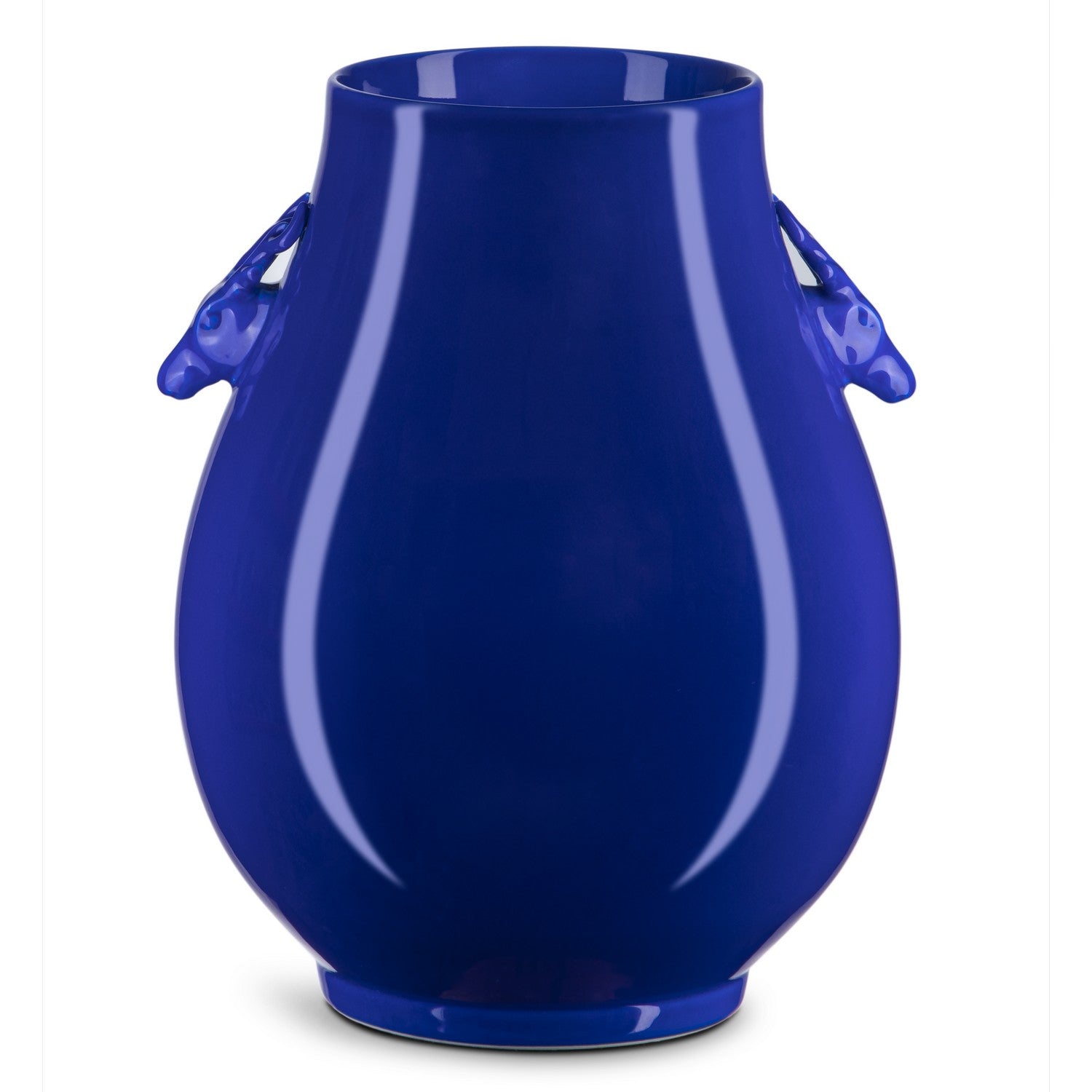 Currey and Company Vase from the Ocean Blue Collection collection in Ocean Blue finish
