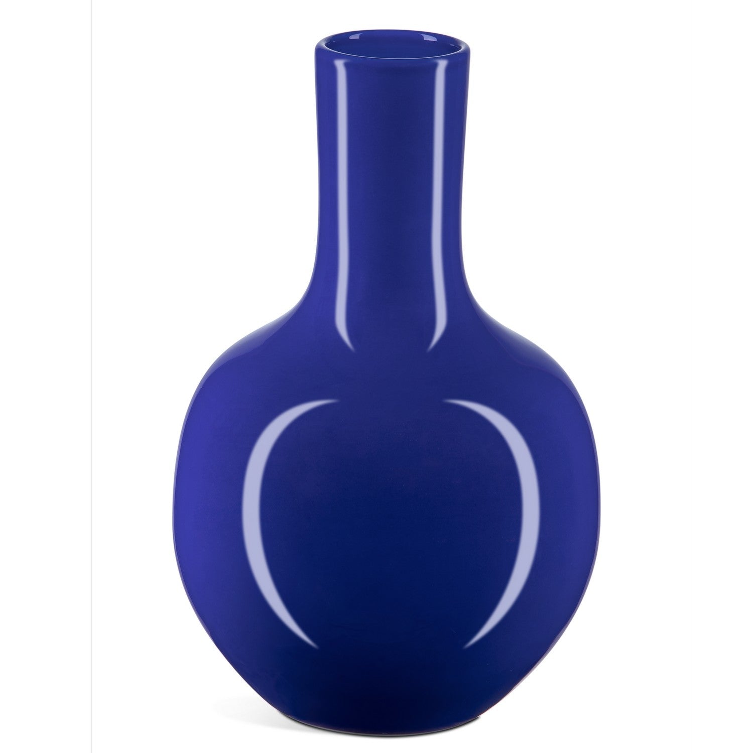 Currey and Company Vase from the Ocean Blue Collection collection in Ocean Blue finish