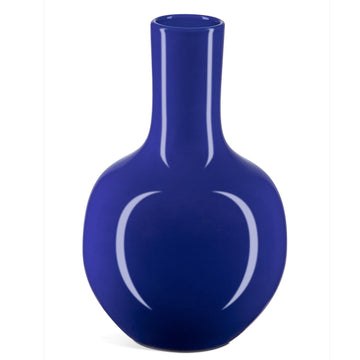Currey and Company Vase from the Ocean Blue Collection collection in Ocean Blue finish
