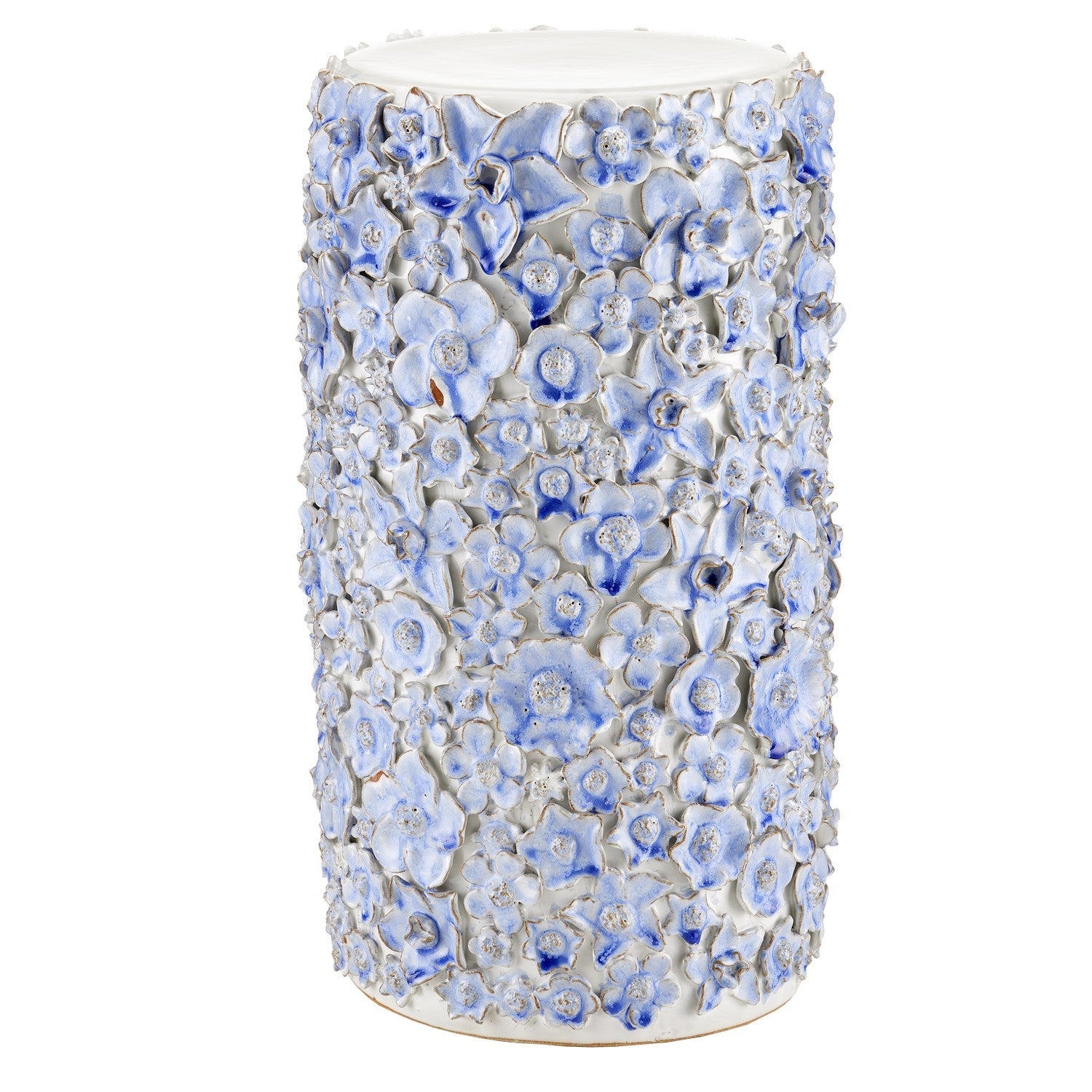 Currey and Company Accent Table from the Jessamine Collection collection in Blue finish