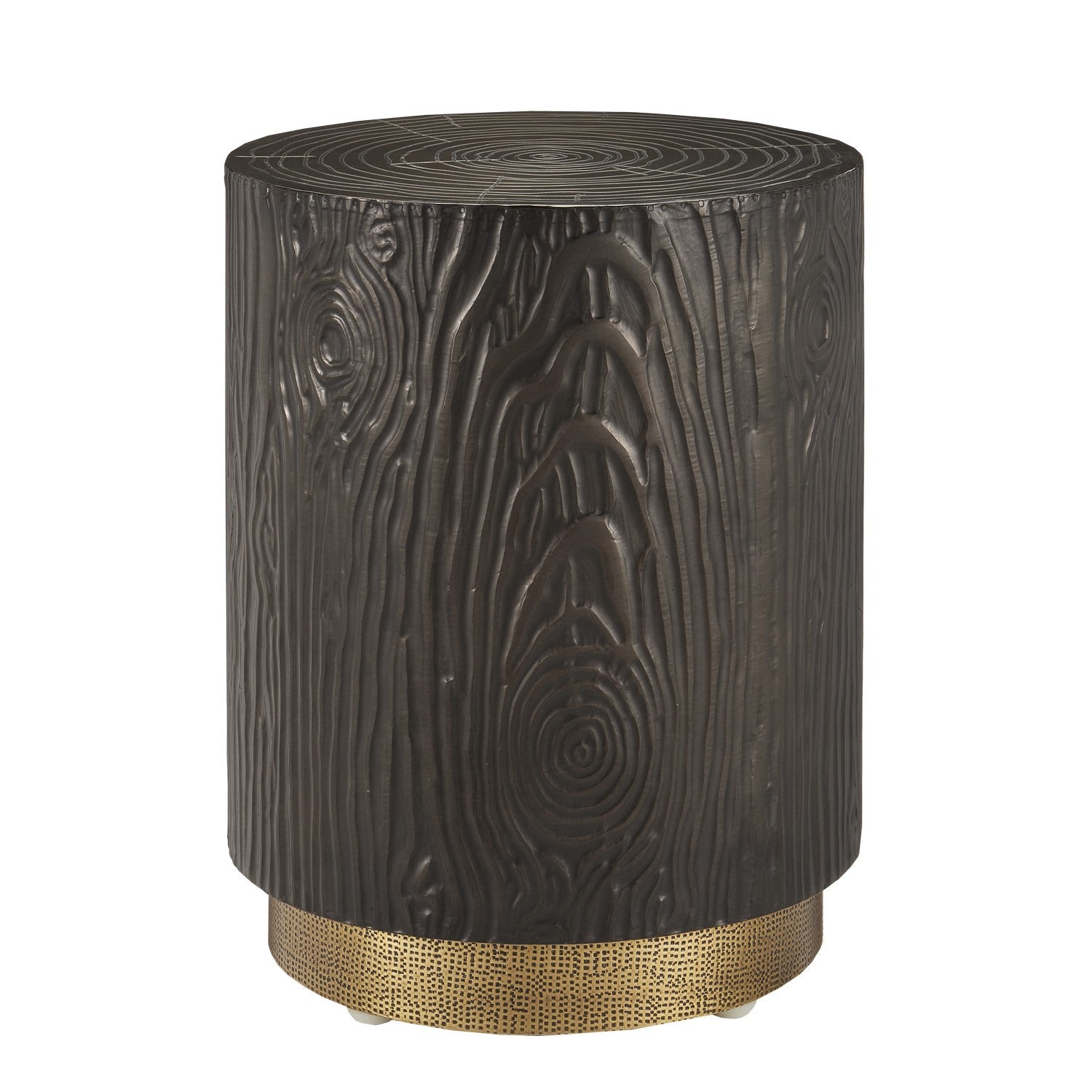 Currey and Company Accent Table from the Terra Collection collection in Bronze/Brass finish